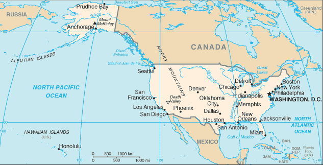 map Amerika Birleşik Devletleri